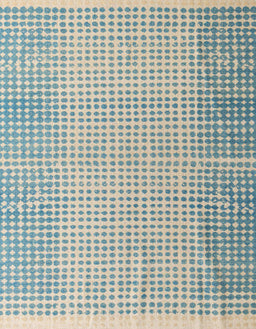 Machine Washable Abstract Cadet Blue Green Rug, wshabs4905