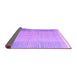 Sideview of Abstract Purple Modern Rug, abs4905pur