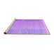 Sideview of Machine Washable Abstract Purple Modern Area Rugs, wshabs4905pur