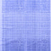 Square Abstract Blue Modern Rug, abs4905blu