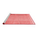 Modern Red Washable Rugs