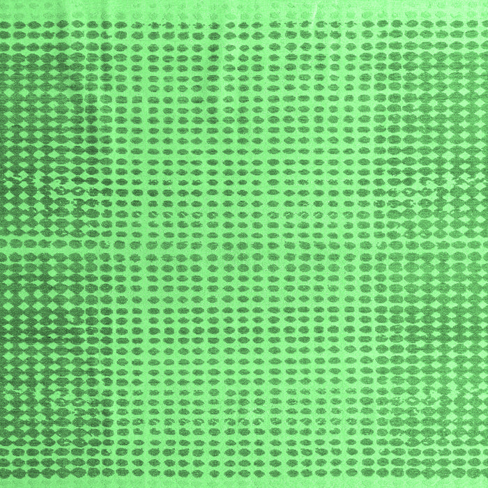 Square Machine Washable Abstract Emerald Green Modern Area Rugs, wshabs4905emgrn