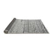 Sideview of Solid Gray Modern Rug, abs4906gry