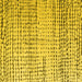 Square Solid Yellow Modern Rug, abs4906yw