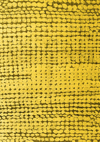 Solid Yellow Modern Rug, abs4906yw