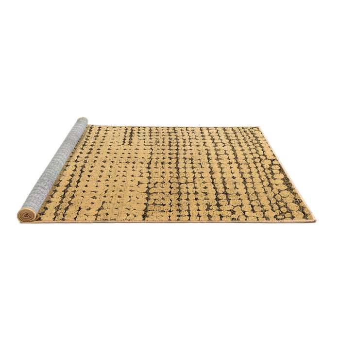 Sideview of Machine Washable Solid Brown Modern Rug, wshabs4906brn