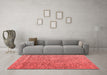 Modern Red Washable Rugs