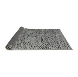 Sideview of Abstract Gray Modern Rug, abs4907gry