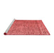 Modern Red Washable Rugs