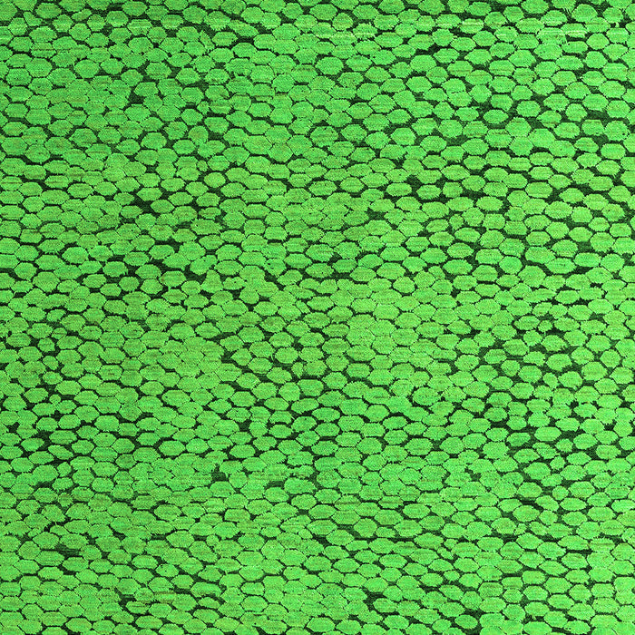 Machine Washable Abstract Green Modern Area Rugs, wshabs4907grn