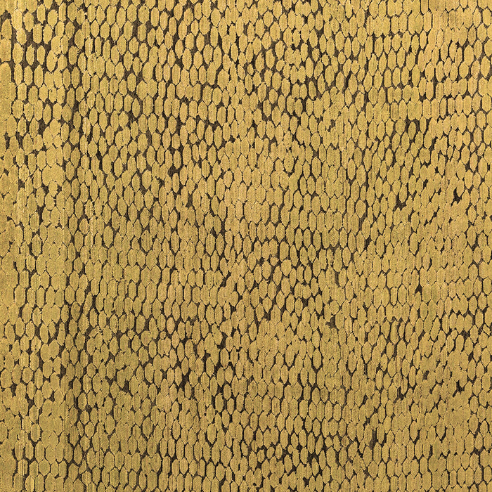 Square Machine Washable Abstract Brown Modern Rug, wshabs4907brn