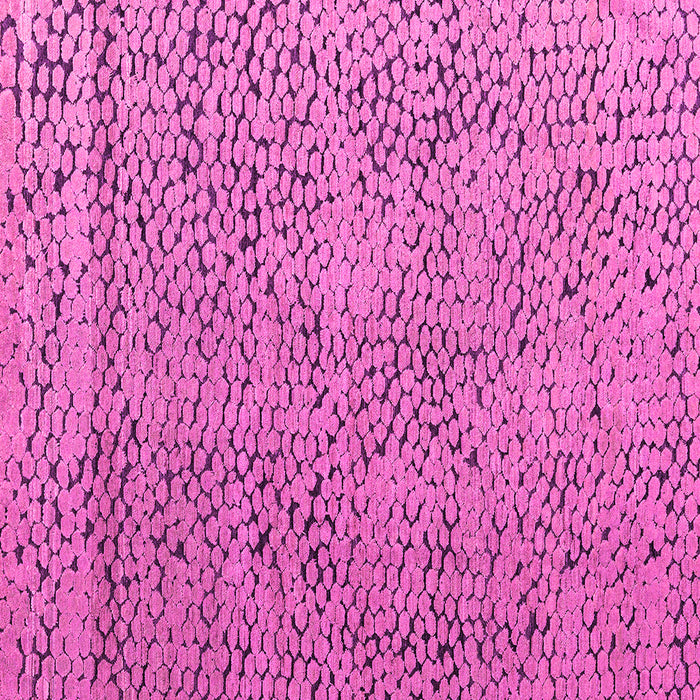 Square Abstract Pink Modern Rug, abs4907pnk