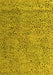 Abstract Yellow Modern Rug, abs4907yw