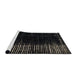 Sideview of Machine Washable Abstract Gray Rug, wshabs4908