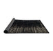 Sideview of Abstract Gray Modern Rug, abs4908