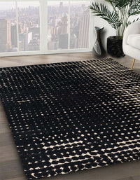 Abstract Gray Modern Rug, abs4908