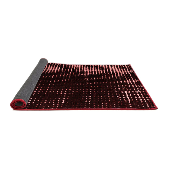 Abstract Red Modern Area Rugs