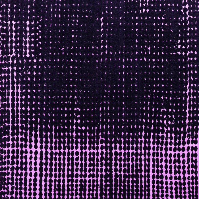 Square Machine Washable Abstract Purple Modern Area Rugs, wshabs4908pur