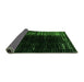 Sideview of Abstract Green Modern Rug, abs4908grn