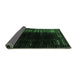 Sideview of Abstract Emerald Green Modern Rug, abs4908emgrn