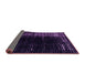 Sideview of Abstract Purple Modern Rug, abs4908pur