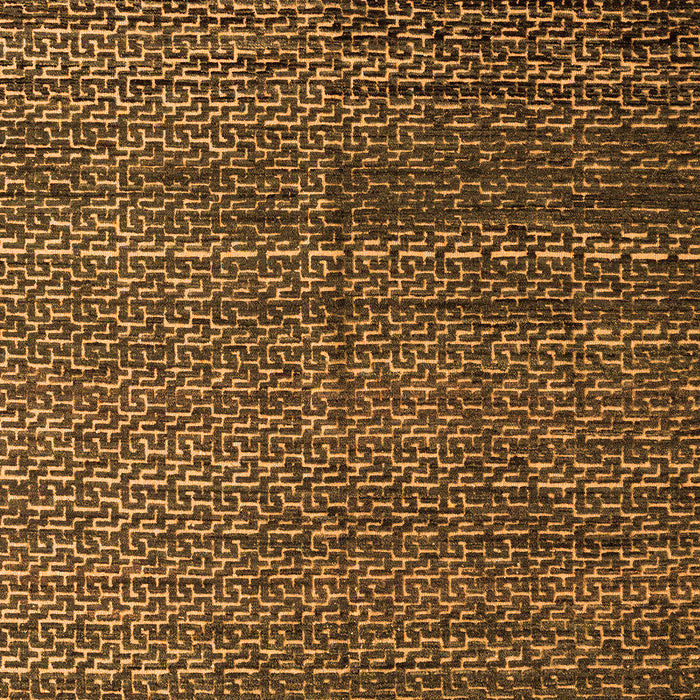 Abstract Orange Modern Rug, abs4909org