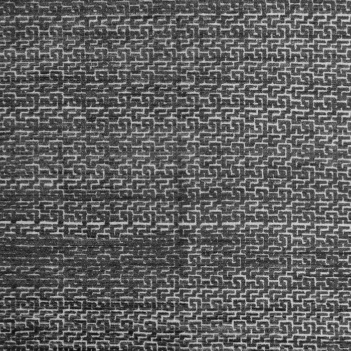 Machine Washable Abstract Gray Modern Rug, wshabs4909gry