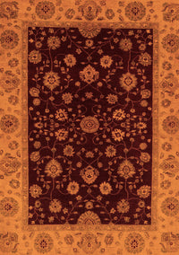 Abstract Orange Modern Rug, abs490org