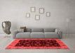 Modern Red Washable Rugs