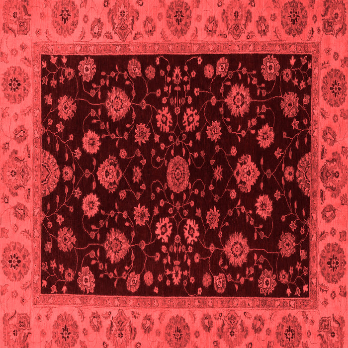 Abstract Red Modern Rug, abs490red