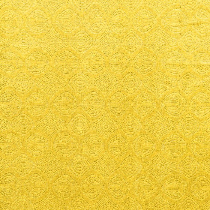 Square Solid Yellow Modern Rug, abs4910yw