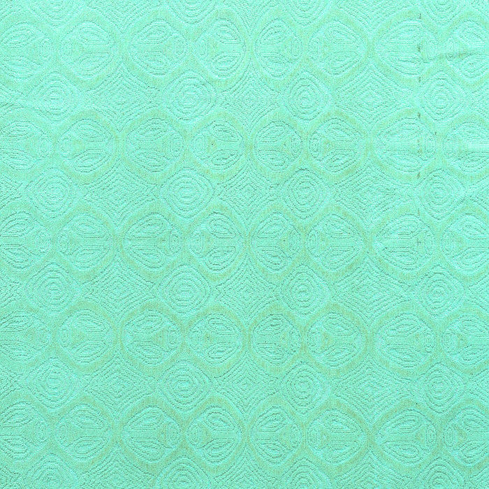 Square Solid Turquoise Modern Rug, abs4910turq