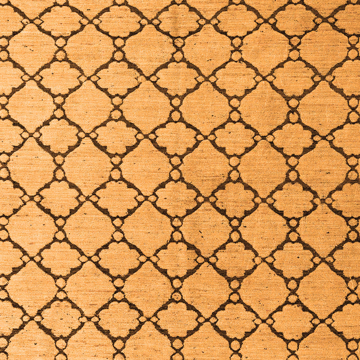 Machine Washable Terrilis Orange Contemporary Area Rugs, wshabs4911org