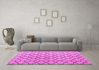 Machine Washable Terrilis Pink Contemporary Rug, wshabs4911pnk