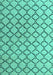 Machine Washable Terrilis Turquoise Contemporary Area Rugs, wshabs4911turq