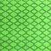 Square Machine Washable Terrilis Green Contemporary Area Rugs, wshabs4911grn