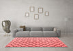 Contemporary Red Washable Rugs