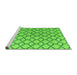 Sideview of Machine Washable Terrilis Green Contemporary Area Rugs, wshabs4911grn