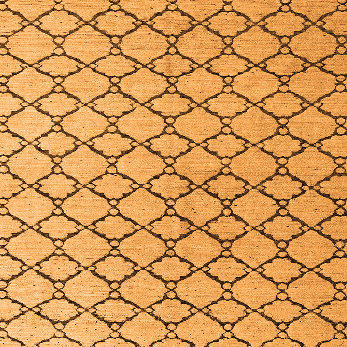 Square Terrilis Orange Contemporary Rug, abs4911org