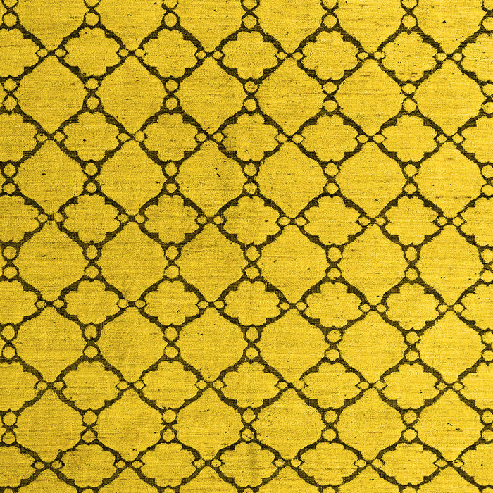 Machine Washable Terrilis Yellow Contemporary Rug, wshabs4911yw