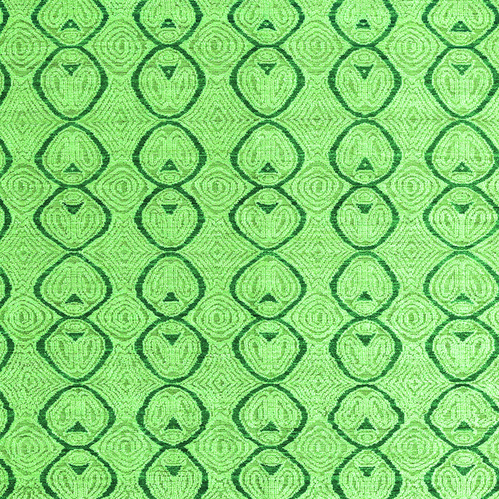 Square Machine Washable Solid Green Modern Area Rugs, wshabs4912grn