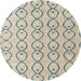 Round Machine Washable Abstract Wheat Beige Rug, wshabs4912