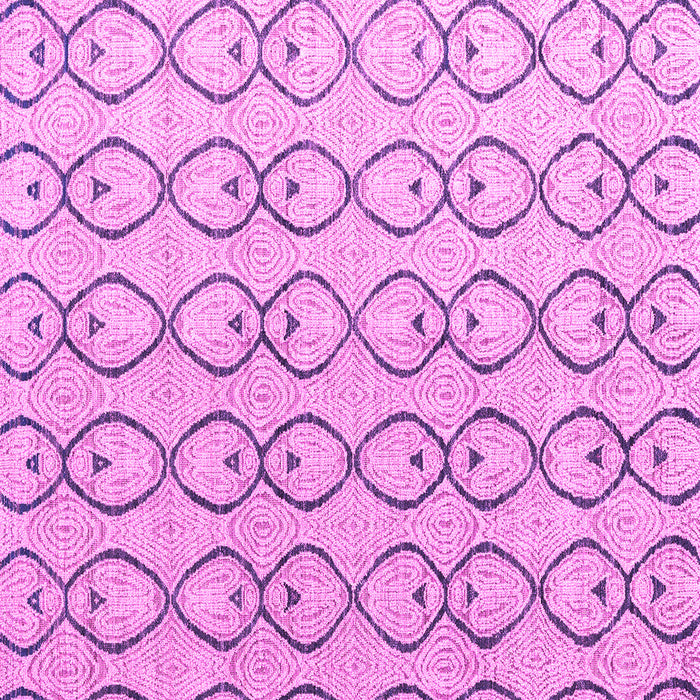 Square Machine Washable Solid Pink Modern Rug, wshabs4912pnk