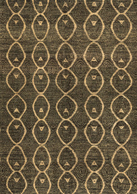 Abstract Brown Modern Rug, abs4913brn