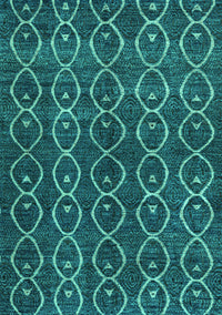 Abstract Turquoise Modern Rug, abs4913turq