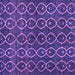 Square Abstract Purple Modern Rug, abs4913pur