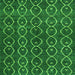 Square Machine Washable Abstract Green Modern Area Rugs, wshabs4913grn