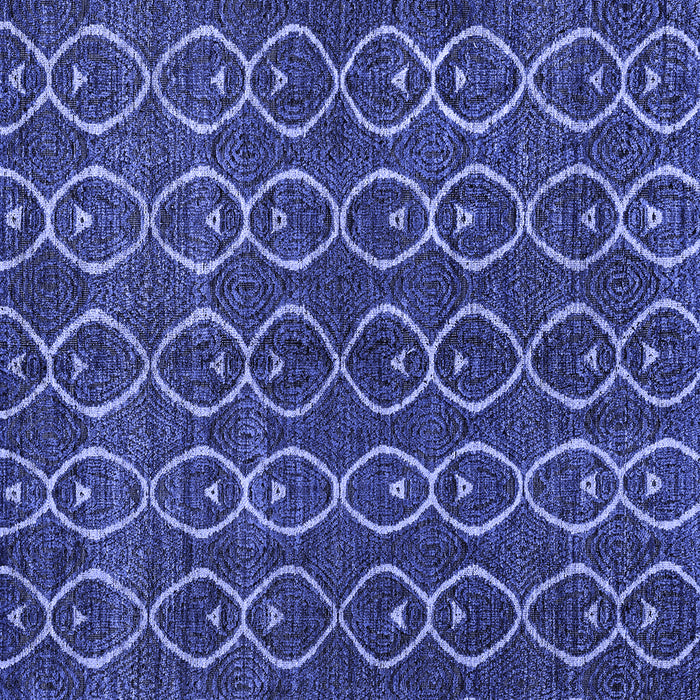 Square Abstract Blue Modern Rug, abs4913blu