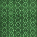 Square Machine Washable Abstract Emerald Green Modern Area Rugs, wshabs4913emgrn