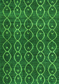 Abstract Green Modern Rug, abs4913grn